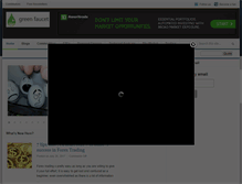 Tablet Screenshot of greenfaucet.com